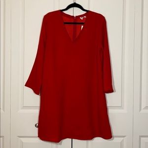 GAP Red, Polyester Dress w/ pockets!